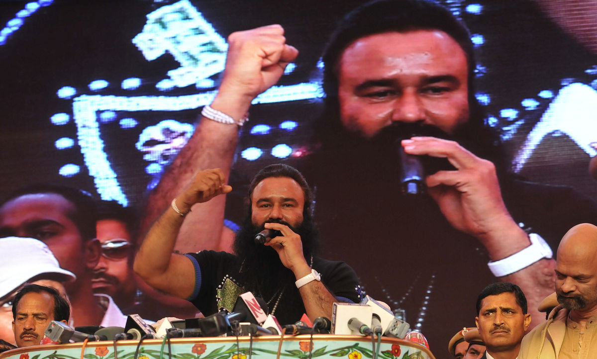 <i>Hindustan Times/Hindustan Times/Hindustan Times via Getty Images</i><br/>Gurmeet Ram Rahim Singh