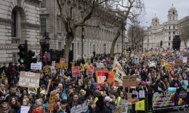 Education workers rally in Westminster