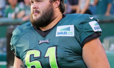 Philadelphia Eagles' Josh Sills pictured here on August 7