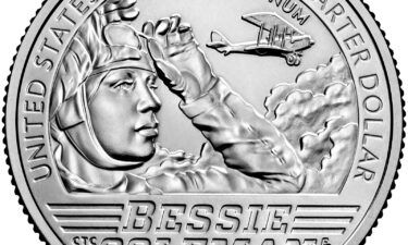 Pilot Bessie Coleman was recognized on a quarter in 2022.