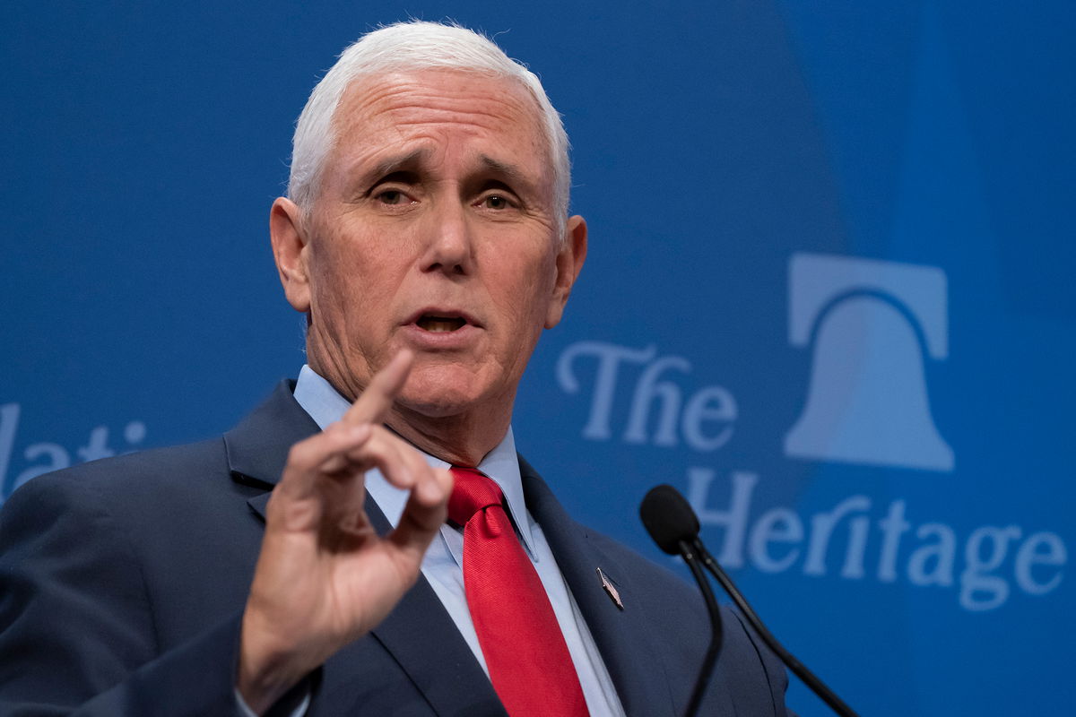 <i>J. Scott Applewhite/AP/FILE</i><br/>Former Vice President Mike Pence