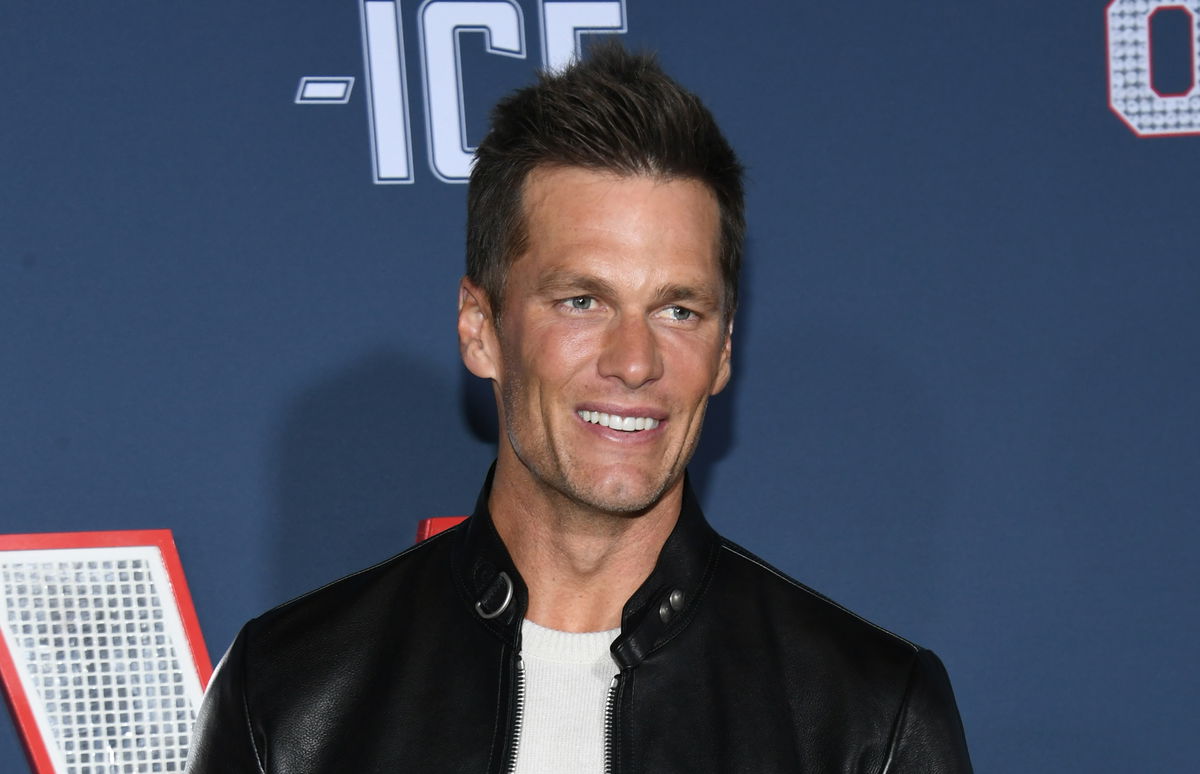 <i>Jon Kopaloff/Getty Images</i><br/>Tom Brady attends the premiere screening of 