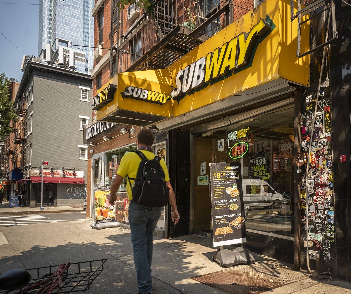 <i>Richard B. Levine/Levine Roberts/ZUMA Press</i><br/>A franchise of the Subway sandwich chain in the Hell's Kitchen neighborhood in New York on Thursday
