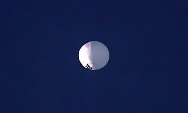 A suspected Chinese high altitude balloon floats over Billings