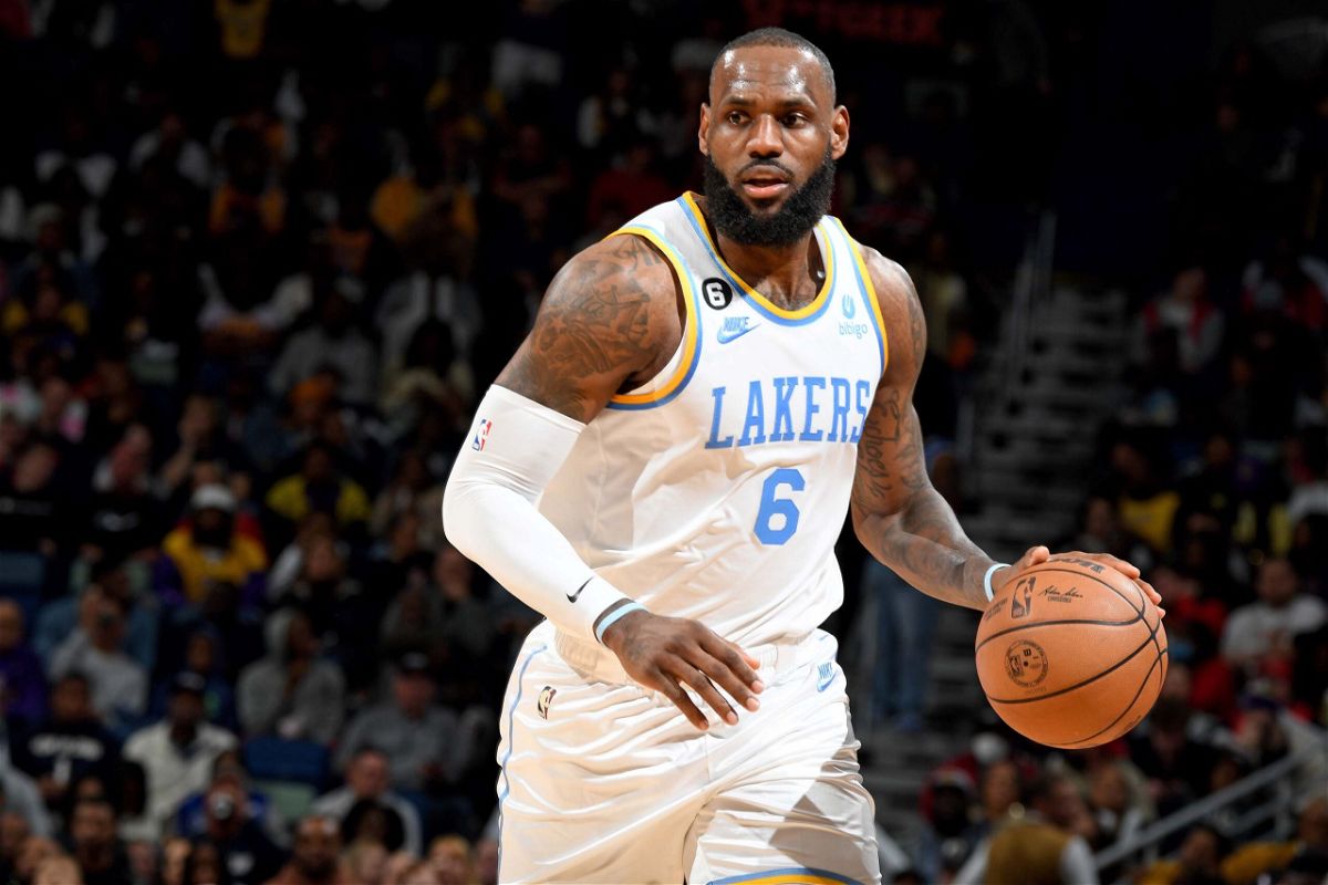 <i>Andrew D. Bernstein/NBAE/Getty Images</i><br/>LeBron James admitted he was disappointed the Los Angeles Lakers were unable to acquire Kyrie Irving in a trade.
