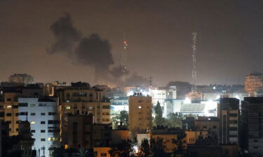 The Israel Defense Forces says it has carried out airstrikes in Gaza after intercepting a rocket attack from the coastal enclave