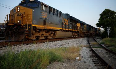 CSX Transportation has reached a deal with two railroad unions regarding paid sick leave. A CSX Transportation freight train is pictured here in Louisville