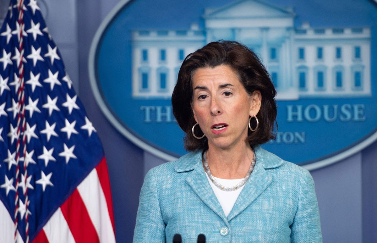 <i>Saul Loeb/AFP/Getty Images</i><br/>Commerce Secretary Gina Raimondo