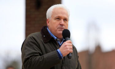 Matt Schlapp speaks to the crowd at an event in Sugar Hill