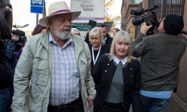 June and Barry Steenkamp arrive on the third day of Oscar Pistorius' hearing for a resentence at North Gauteng High Court on June 15