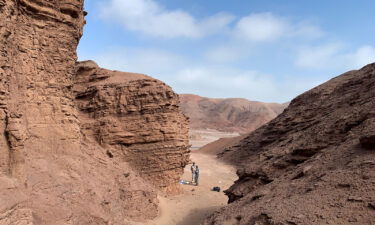 The Red Stone riverbed is 100 million years old and geologically similar to Jezero Crater on Mars.