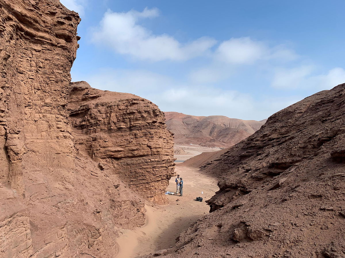 <i>Armando Azua-Bustos</i><br/>The Red Stone riverbed is 100 million years old and geologically similar to Jezero Crater on Mars.