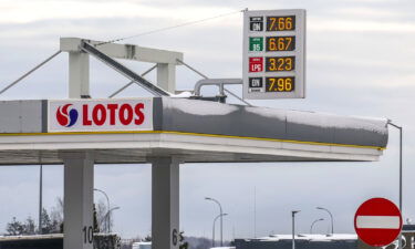 A gas station in Gdansk