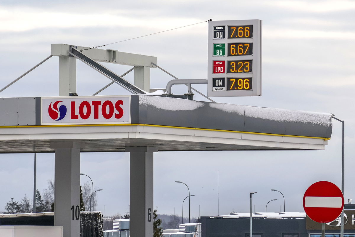 <i>Michal Fludra/NurPhoto/Getty Images/File</i><br/>A gas station in Gdansk