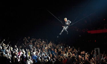 Pink on stage in 2018.