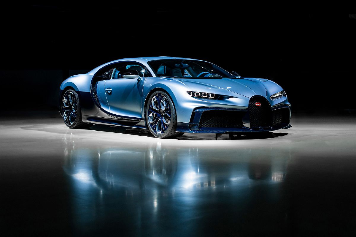 <i>Bugatti Rimac</i><br/>The Bugatti Chiron Profilée is painted in a special color called Argent Atlantique