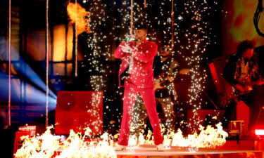 Bad Bunny performing on stage at the Latin Grammys in 2021. The 2023 ceremony will be held in Spain.