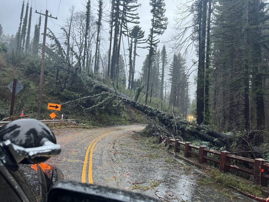 Current closures on Santa Cruz highways due to storms KION546