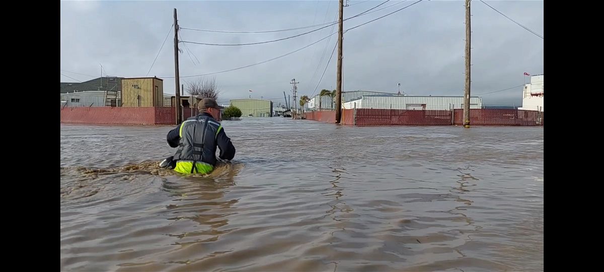 Pajaro flooding from 3/11/23 from Alekz Londos
