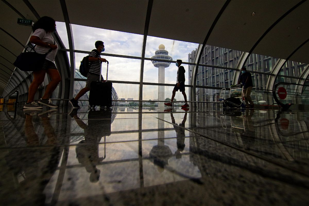 <i>Suhaimi Abdullah/NurPhoto/Getty Images/FILE</i><br/>Singapore's Changi International Airport