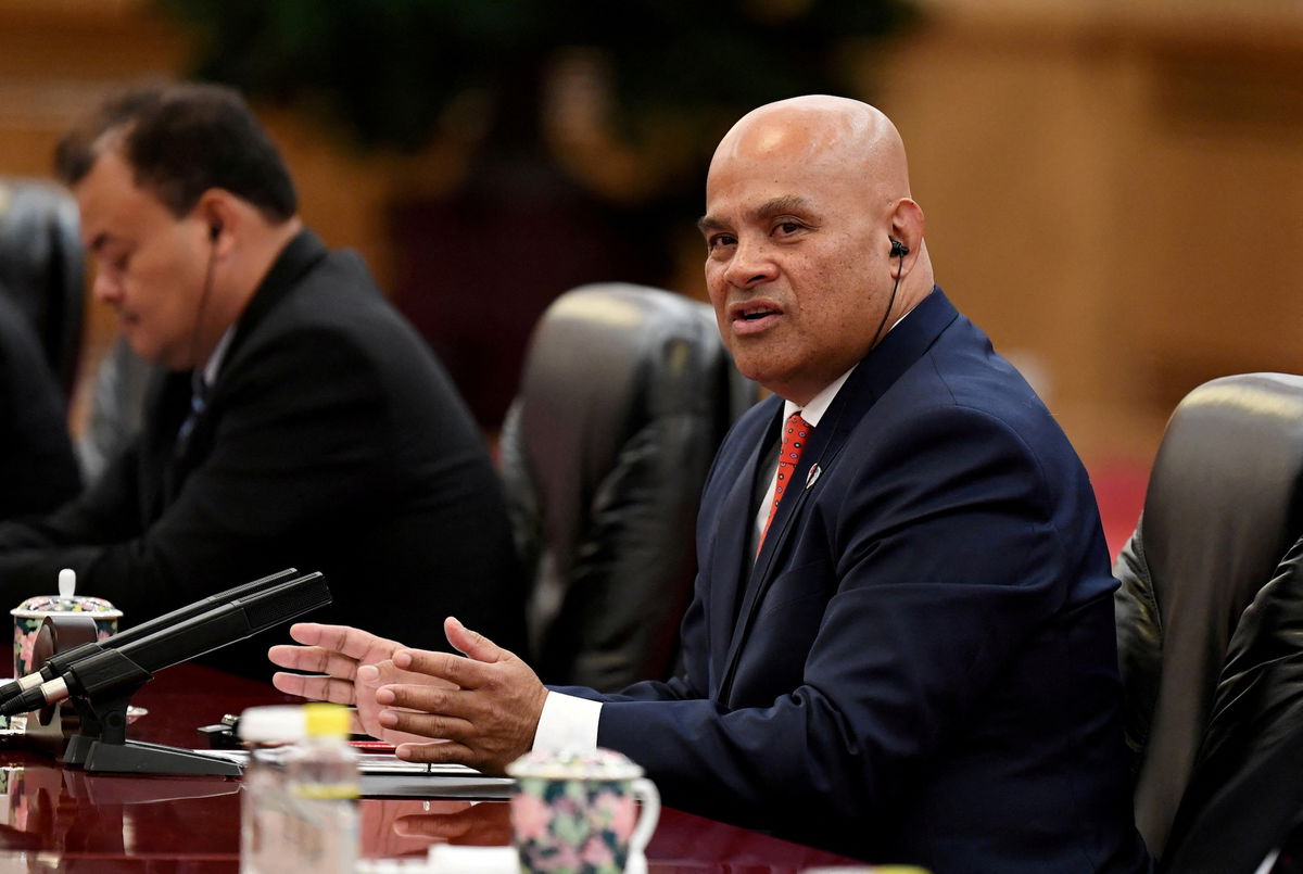 <i>Noel Celis/Pool/Reuters/FILE</i><br/>Micronesia's President David Panuelo at the Great Hall of the People in Beijing