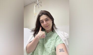 Samantha Carlucci recently had a hysterectomy that included the removal of her fallopian tubes.