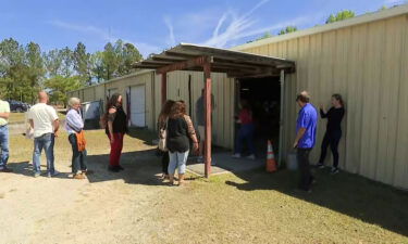 Participants began lining up for the sale six hours in advance.