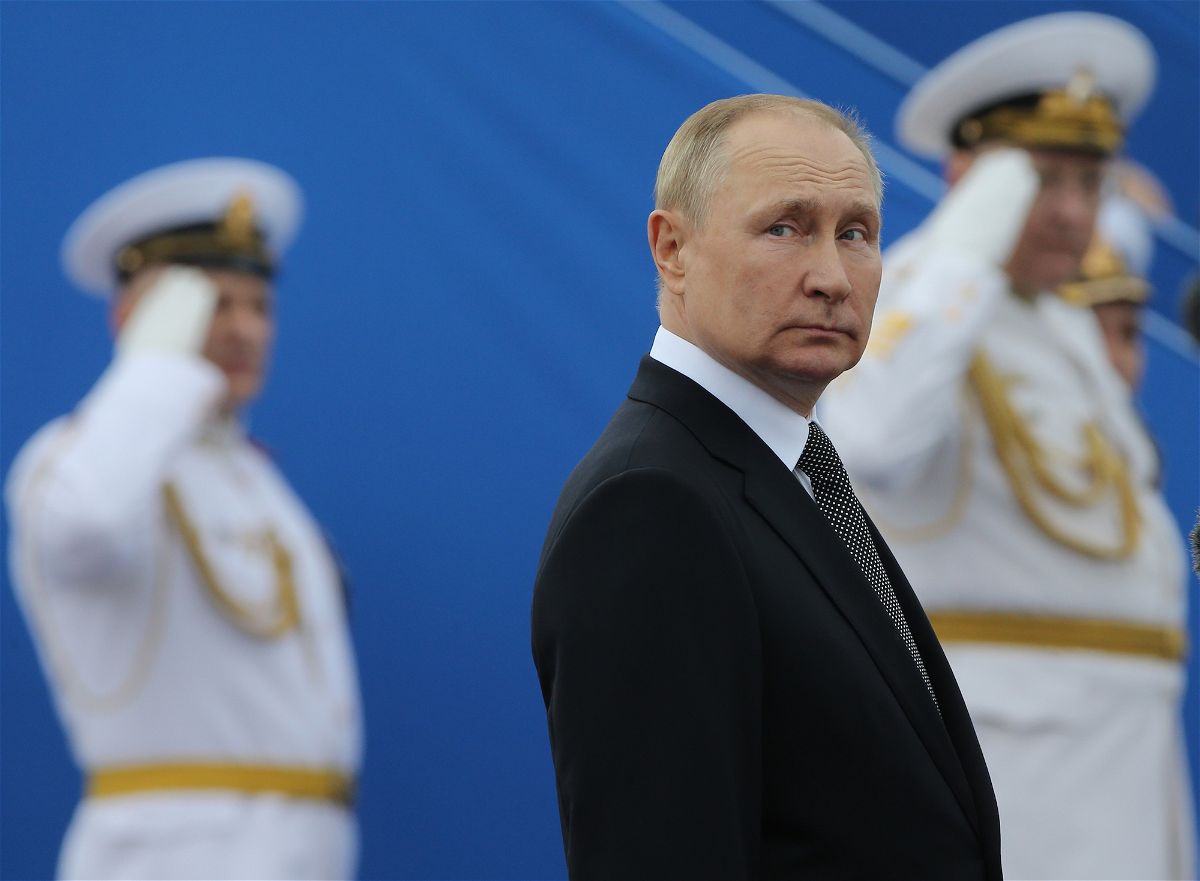 <i>Stringer/Getty Images/FILE</i><br/>President Vladimir Putin is seen here in Saint Petersburg