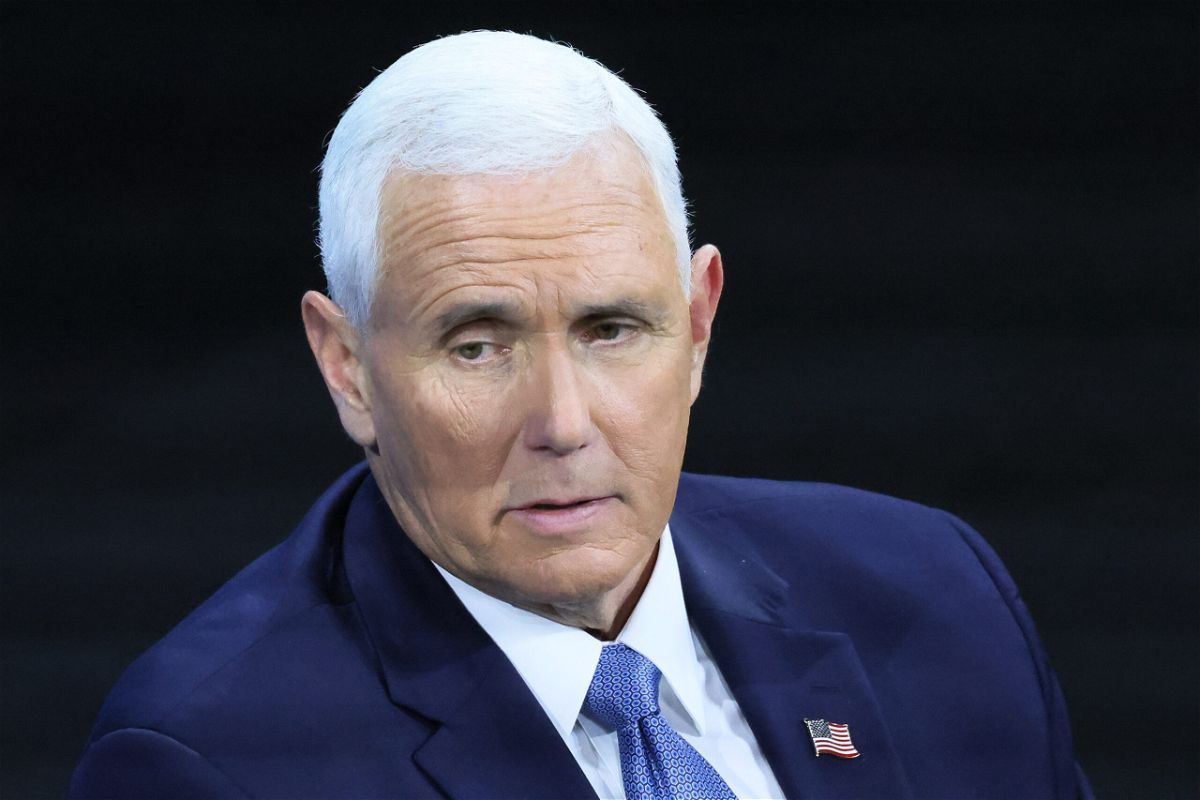 <i>Michael M. Santiago/Getty Images/FILE</i><br/>Former Vice President Mike Pence rebuked Trump for his role in the January 6