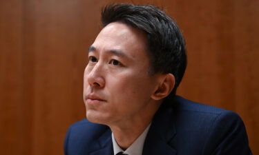 TikTok CEO Shou Zi Chew is interviewed at offices the company uses on February 14 in Washington