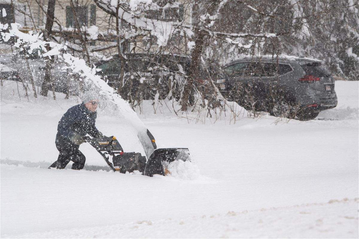 <i>Joseph Prezioso/AFP/Getty Images</i><br/>Parts of a nor'easter that buried portions of the Northeast under feet of snow and left hundreds of thousands without power will linger over New England