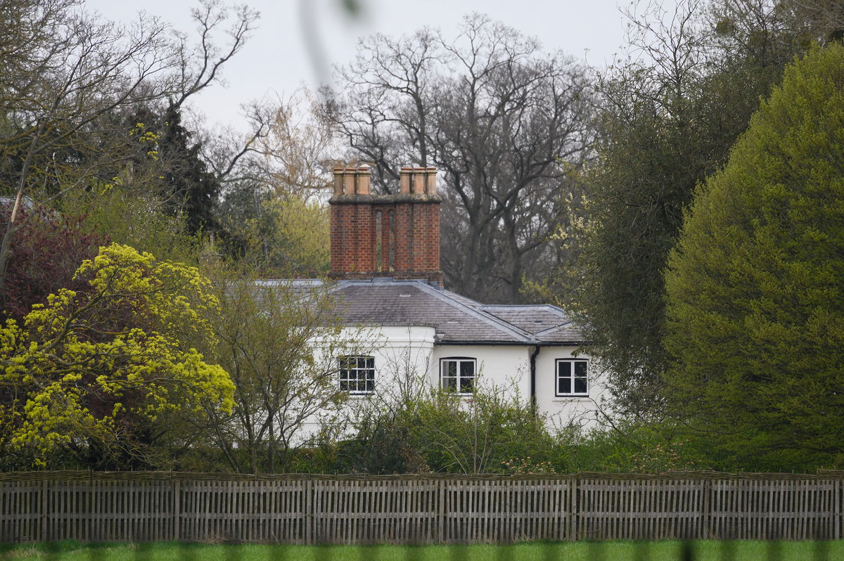 <i>Leon Neal/Getty Images/FILE</i><br/>A general view of the exterior of Frogmore Cottage.