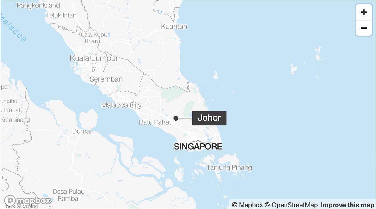 <i>Mapbox</i><br/>Police in Malaysia say they are investigating the death of a woman whose decomposing body was discovered in a travel bag at an abandoned bus station.