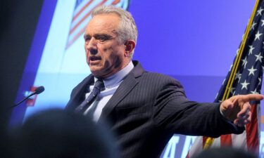 Robert F. Kennedy Jr. speaks at the New Hampshire Institute of Politics at St. Anselm College in Manchester