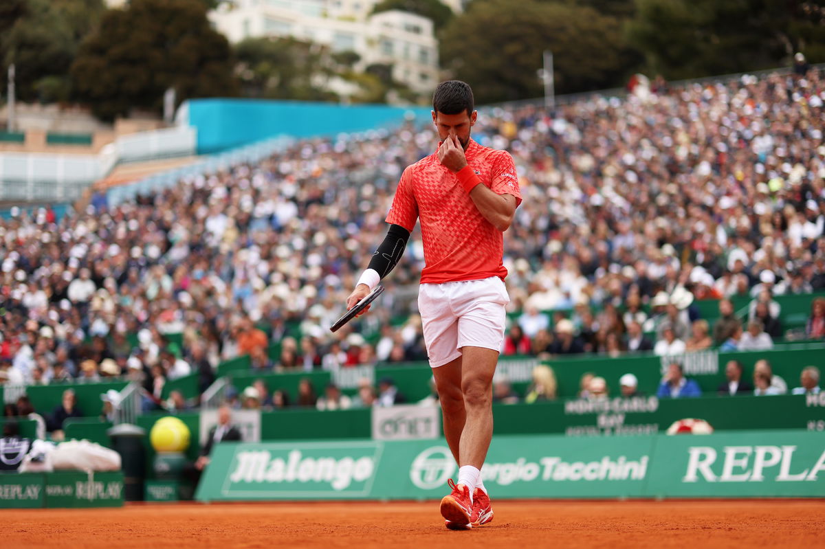 <i>Clive Brunskill/Getty Images</i><br/>Novak Djokovic suffered a shock defeat against Lorenzo Musetti in the Monte-Carlo Masters.