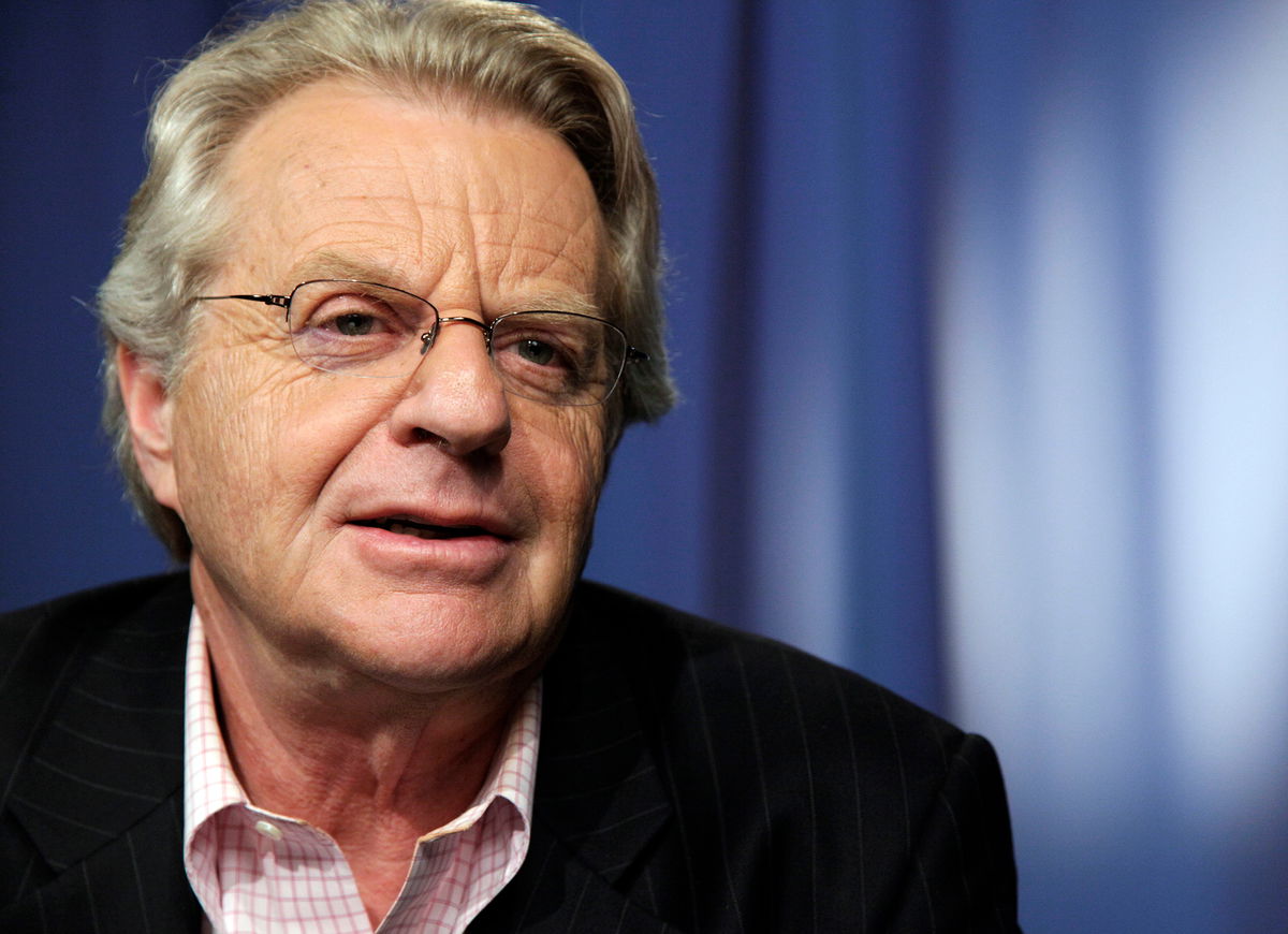 FILE - Talk show host Jerry Springer speaks in New York on April 15, 2010. Springer, the former Cincinnati mayor and news anchor whose namesake TV show unleashed strippers, homewreckers and skinheads to brawl and spew obscenities on weekday afternoons, has died. He was 79. A family spokesperson died Thursday at home in suburban Chicago. (AP Photo/Richard Drew, File)

Jerry Springer in 2010. (Richard Drew/AP)