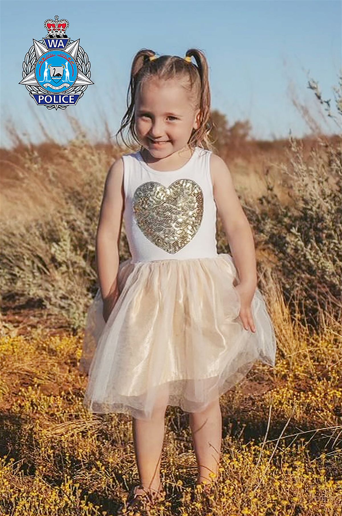 <i>Western Australia Police Force</i><br/>Australian authorities are searching for four-year-old Cleo Smith