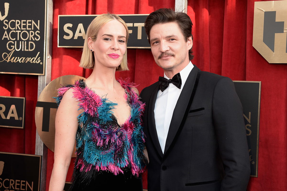 <i>Kevork Djansezian/Getty Images</i><br/>Sarah Paulson and Pedro Pascal have been friends for three decades.