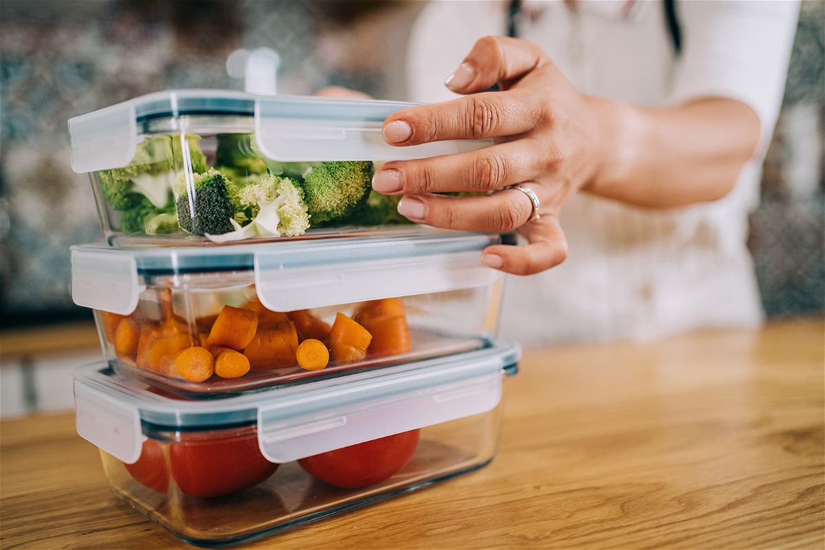 <i>VioletaStoimenova/E+/Getty Images</i><br/>Glass food storage containers are a safer option.