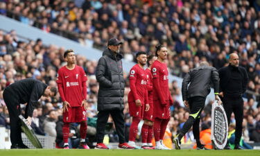 Liverpool manager Jurgen Klopp makes four substitutions as Liverpool's Kostas Tsimikas