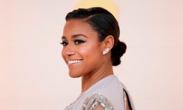 Ariana DeBose is pictured here on the Academy Awards red carpet at Hollywood's Dolby Theater in March.