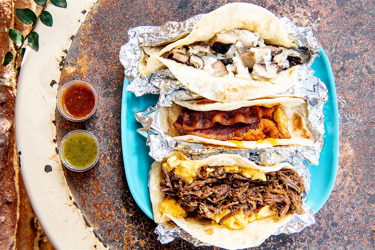 <i>Mariah Tauger/Los Angeles Times/Getty Images</i><br/>The Texas taco scene in general is spreading. These tacos come from HomeState