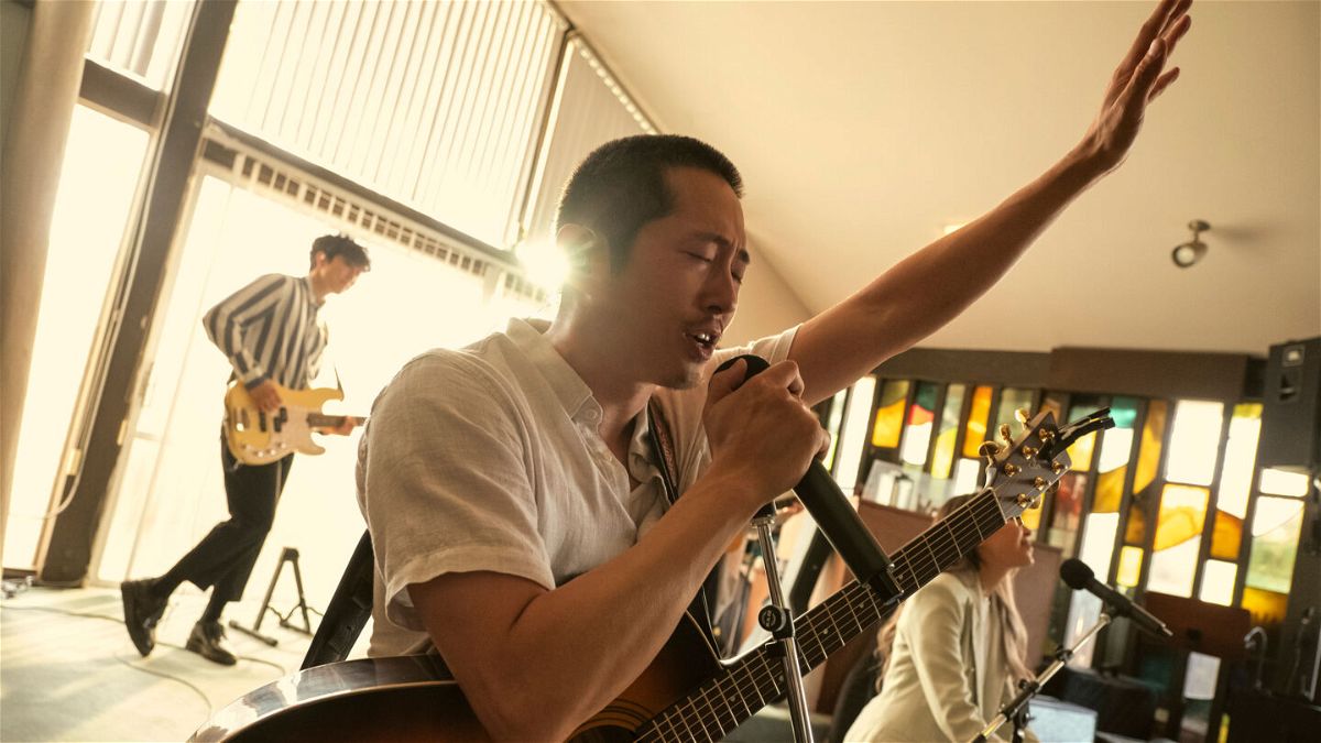 <i>Andrew Cooper/Netflix</i><br/>Steven Yeun is seen here as Danny in episode 107 of Netflix's comedy-drama 