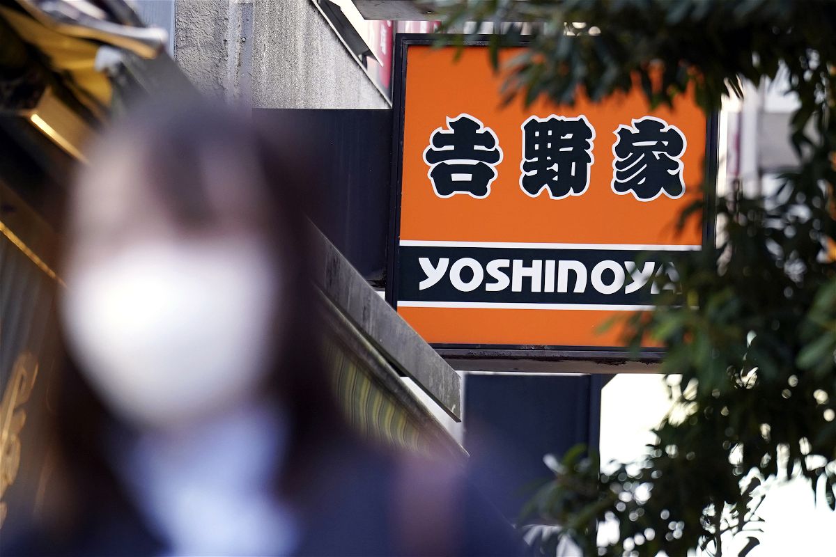 <i>Eugene Hoshiko/AP</i><br/>Japanese beef bowl chain Yoshinoya is the latest victim in a series of food-related pranks that had earlier affected sushi conveyer belt restaurants.