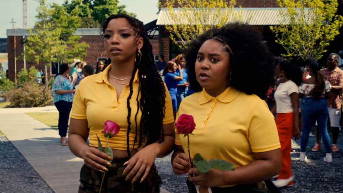 <i>Universal Pictures</i><br/>Chloe Bailey and Anjelika Washington in a scene from 