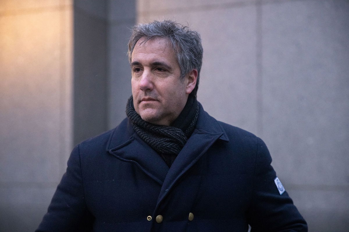 <i>Jeenah Moon/Reuters</i><br/>Former President Donald Trump's former lawyer Michael Cohen is pictured here at the United States Courthouse in Manhattan on January 24