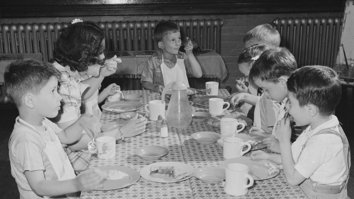 <i>Gordon Parks/Library of Congress</i><br/>A child care center in New Britain