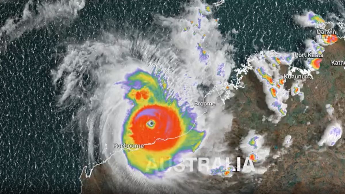 Cyclone Ilsa smashed into a remote stretch of coast in Western Australia around midnight Thursday local time with wind speeds that broke previous records set more than 10 years ago in the same place.