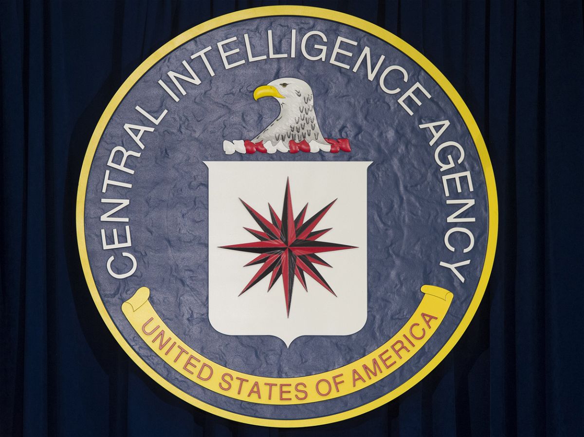 The seal of the Central Intelligence Agency (CIA) is seen at CIA Headquarters in Langley, Virginia, April 13, 2016. (Photo by SAUL LOEB / AFP) (Photo by SAUL LOEB/AFP via Getty Images)