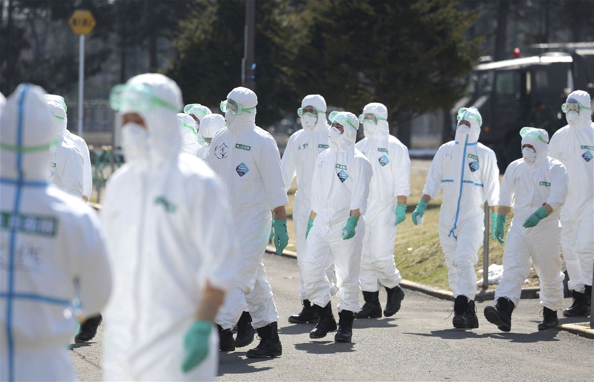 Japan is running out of space to bury chickens culled over the bird flu. Japan's Ground Self-Defense Force personnel here head on March 38 to a ranch in the Hokkaido region to cull sick chickens.